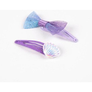 Clips La Sirenita 7,4 X 12,5 X 2 Cm 4 U