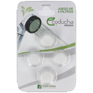 Filtros Ecoducha Blister 4Unid.
