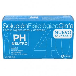 Cinfa Solucion Fisiologica (Monodosis 5 Ml 40 U)