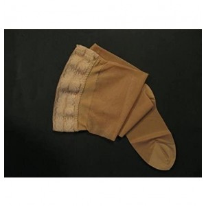Media Larga (A-F) Compresion Normal - Medilast Blonda De Silicona (Talla Pequeña Color Beige)