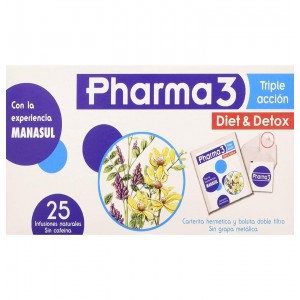 Pharma3 Diet & Detox (25 Filtros 1,5 G)