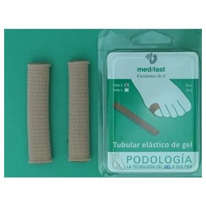 Tubular Elastico Proteccion Dedos Pies - Medilast Forrado De Gel (Recort 15 Mm X 8 Cm T- S 2 U)