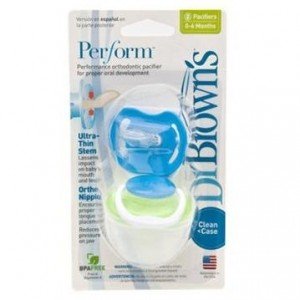 Dr Brown'S Chupete Silicona Perform 1ª Etapa 2Uds