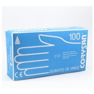 Guantes De Vinilo Para Exploracion - Corysan (100 Unidades Talla Grande)