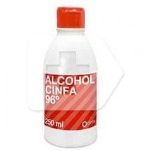 Alcohol 96º - Cinfa (1 Frasco 250 Ml)