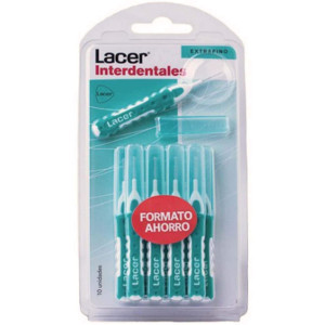 Cepillo Interdental - Lacer (extrafino Recto 10 Unidades) - Lacer Laboratorios Sa