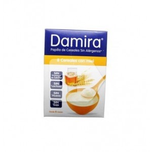 Damira Papilla 8 Cereales Con Miel (2 Envases 300 G)