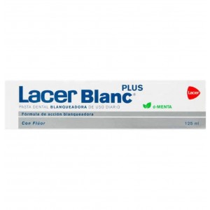 Lacerblanc Plus Blanqueadora Uso Diario - Pasta Dental (1 Envase 125 Ml Sabor D-Menta)