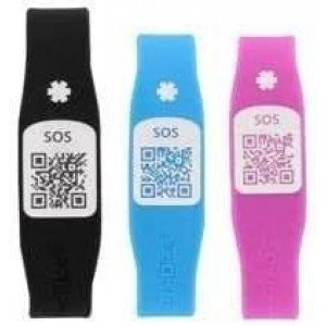 Pulsera Identificacion Silincode Qr (Azul T- Xs)