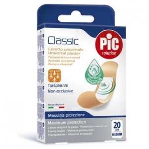 Pic Classic Apósito Adhesivo Con Bactericida 19X72Mm 20Uds