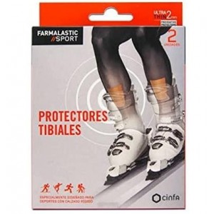 Aposito Protectores Tibiales - Farmalastic Sport (2 U 7 Cm X 9.5 Cm)