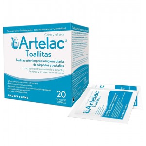 Artelac Toallitas Esteriles Limpieza Parpados (20 Toallitas)