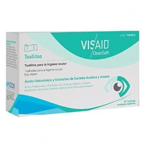 Visaid Clean Soft Toallitas Oftalmicas Esteriles, 20 Unidades. - Avizor