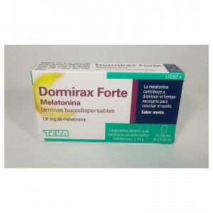 Dormirax Forte Melatonina Lamina Bucodispersable (1,90 Mg 30 Laminas)