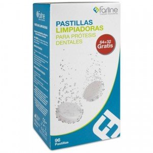 Promoción Farline Pastillas Limpiadoras, 64 + 32 Pastillas