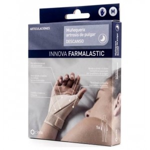 Muñequera Artrosis De Pulgar Descanso Izquierda , 1U Talla Mediana -  Innova Farmalastic
