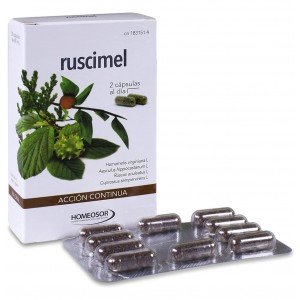 Ruscimel Accion Continua Soria Natural - Homeosor (30 Capsulas)