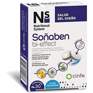 Ns Soñaben Bi-Effect 1,85 Mg Melatonina (30 Comprimidos)