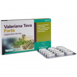 Valeriana Teva Forte 450 Mg, 30 Cápsulas