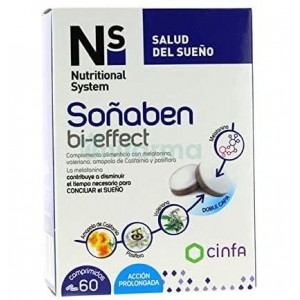 Ns Soñaben Bi-Effect 1,85 Mg Melatonina (60 Comprimidos)