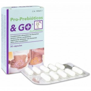 Prebióticos Probióticos&Go, 30 Cápsulas