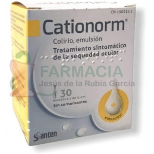 Cationorm Colirio Emulsion (30 Monodosis 0,4 Ml)