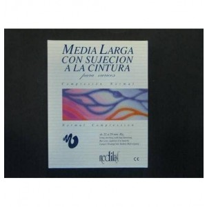 Media Larga Sujecioneccion Cintura Compresion Normal - Medilast (Derecha Talla Mediana)