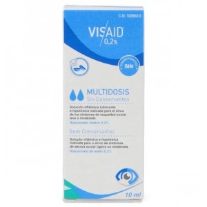 Visaid 0,2% Multidos Pres Free, 10 Ml. - Avizor