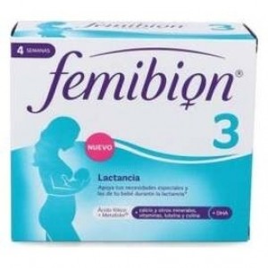 Femibion 3 Multivitaminas Mujer Lactancia Con Ácido Fólico 28Caps + 28Comp