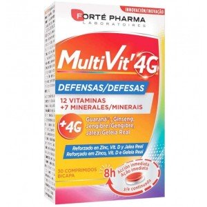 Multivit 4G Defensas (30 Comprimidos)