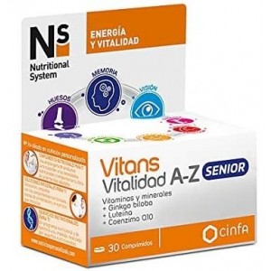 Ns Vitans Vitalidad A-Z Senior (30 Comprimidos)