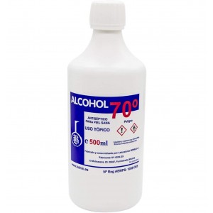 Alcohol 70º - Bohm (1 Frasco 500 Ml)