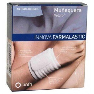 Muñequera - Farmalastic Innova Velcro (1 Unidad Talla Pequeña/Mediana Color Beige)
