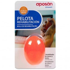 Aposán Dynamic Pelota Rehabilitación Dureza Media, 1 Unidad