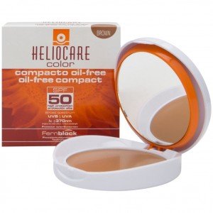 Heliocare Advanced Spf 50 Compacto Oil-Free Brown, 10 G