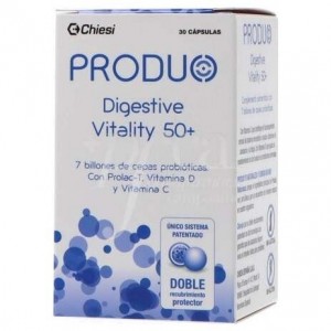 Chiesi Produo Digestive Vitality 50+ Para Una Buena Digestión Y Salud Ósea 30 Cápsulas