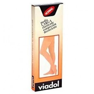 Media Larga (A-F) Compresion Normal - Viadol Va-41 (Talla Grande Color Beige)