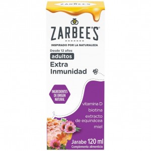 Zarbees Jarabe Adulitroo Extra Inmunidad 120Ml