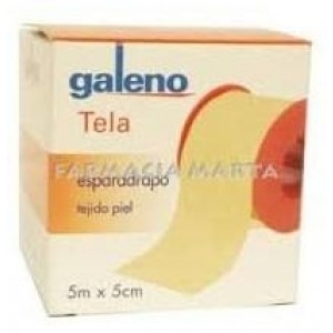 Esparadrapo - Galeno Tela (1 Unidad 5 M X 5 Cm Color Piel)