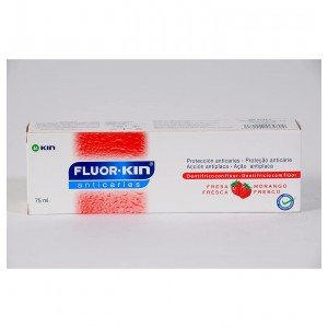 Fluor Kin Anticaries Pasta Dentifrica (1 Envase 75 Ml Sabor Fresa Fresca)