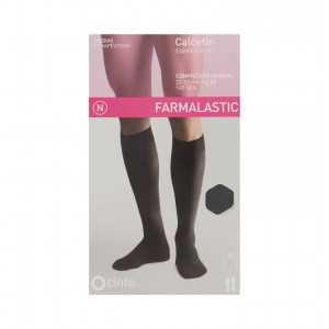 Calcetin - Farmalastic (Talla Pequeña Color Negro)