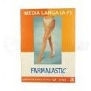 Media Larga (A-F) Compresion Normal - Farmalastic Blonda (Talla Mediana Color Capuchino)