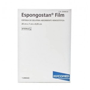 Espongostan - Aposito Esteril Film (1 Lamina)
