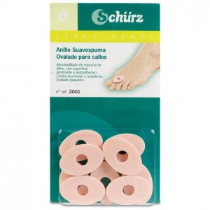 Schürz Anillos Para Callos Pequeños Ovalados, 9 Uds