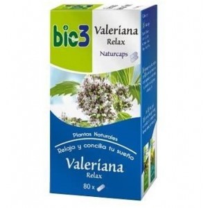 Valeriana, 500 mg,  80 Caps. - Bio3