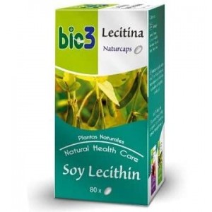 Lecitina De Soja, 500 mg, 80 Caps. - Bio3