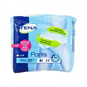 Absorb Inc Orina Noc Anat - Tena Pants Plus (T- Med 14 U)