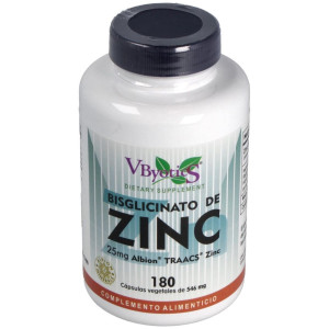 Vbyotics Bisglicinato De Zinc 25Mg 180Comp