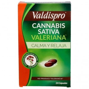 Valdispro Cannabis Sativa Valeriana, 24 Cápsulas