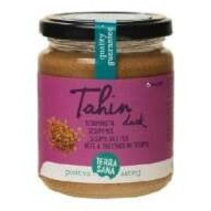 Terrasana Tahini Crema De Sésamo Oscuro Con Sal Del Himalaya 250G